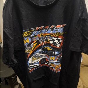 Black Van Halen Racing Graphic T-Shirt